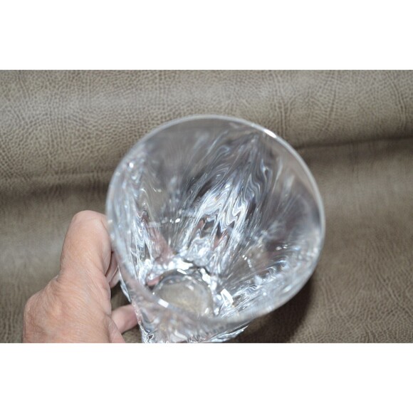 Clear Drinking Glass Square Heavy Bottom Tumbler Highball Art Deco style - Picture 7 of 8